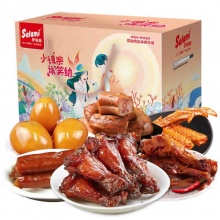 萨啦咪 肉类卤味零食礼盒 386g