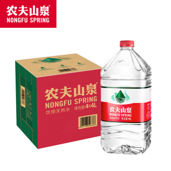 农夫山泉 饮用天然水4L*4桶