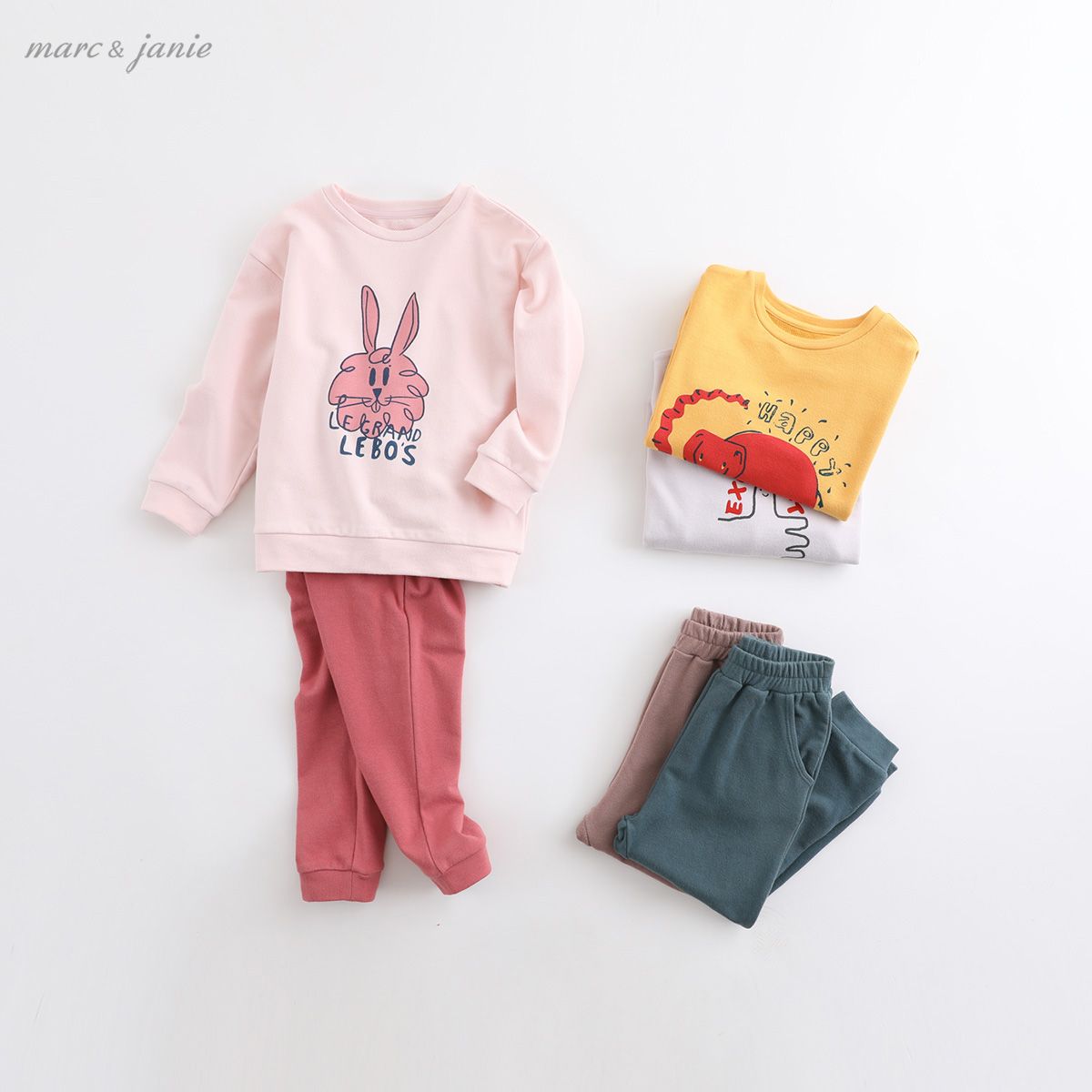 马克珍妮 男女童家居服套装