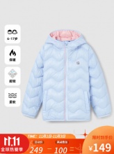 探路者  儿童连帽羽绒服