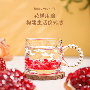  乐唯诗 玻璃珍珠水杯