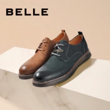 BeLLE 百丽 英伦工装鞋 男商场同款牛皮革户外皮鞋