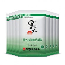  雪天 食盐无碘精制盐 260g*9包