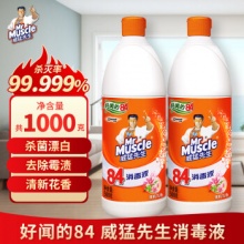 威猛先生 84消毒液500g*2 (花香)