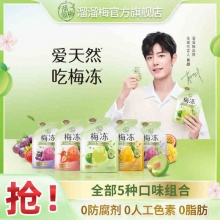 溜溜梅 天然梅冻 120g*5包