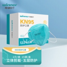 winner 稳健医疗 KN95 口罩 15只/盒