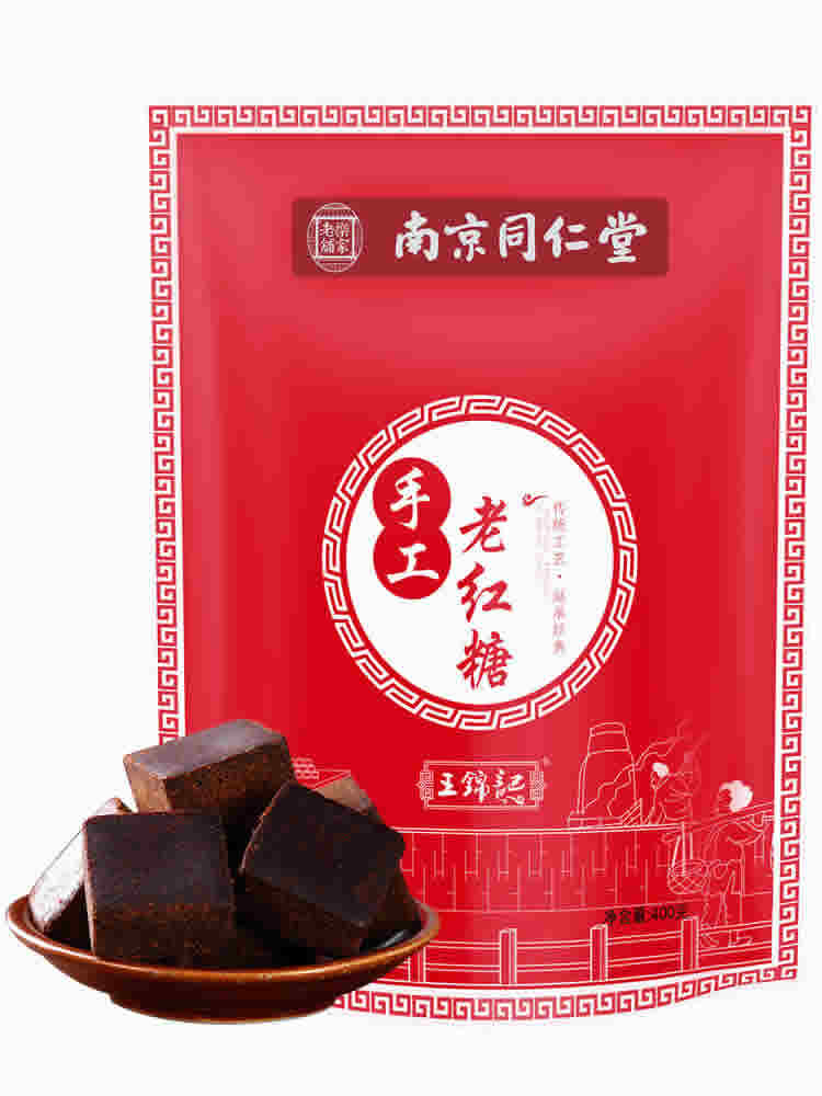 王锦记 古法手工红糖块400g