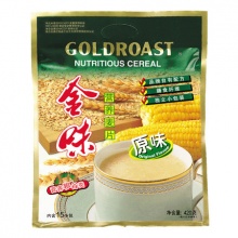 金味 冲饮麦片原味营养麦片420g