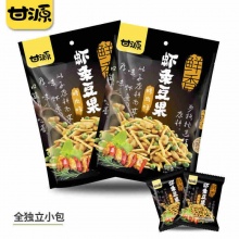 甘源牌-烤肉味虾条豆果100g