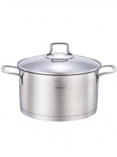 Momscook 304不锈钢复底加厚双耳汤锅22*12cm
