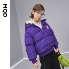 MQD 马骑顿 男童连帽棉衣