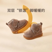 卡特兔 儿童加厚雪地靴