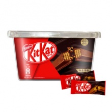 雀巢 奇巧KitKat 威化黑巧克力18块碗装216g