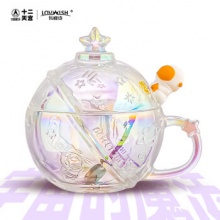 乐唯诗 CASC星球杯 玻璃水杯 320ml（4种颜色可选）