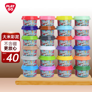 PLAYGO 大米彩泥24色
