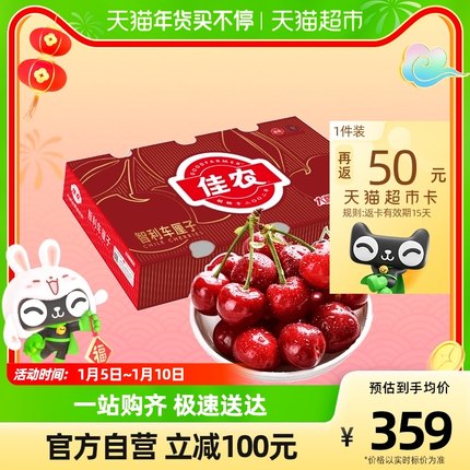 佳农 智利车厘子 JJ级 5kg装