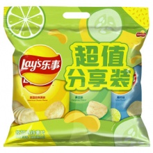 乐事 薯片 组合包 （原味+黄瓜味+青柠味) 56克*3包
