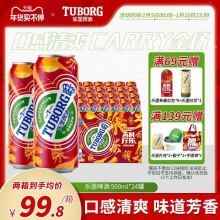乐堡清爽啤酒500ml*24罐