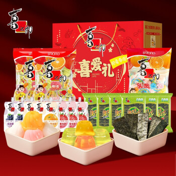 喜之郎  喜爱礼cici果冻海苔大礼包1707g