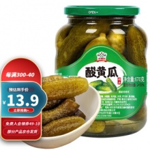 吉得利 俄式酸黄瓜670g