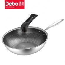 Debo德铂 不锈钢炒锅32cm