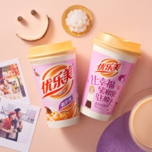 优乐美 经典椰果奶茶80g*7杯混合装