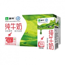 蒙牛 纯牛奶250ml*16盒 