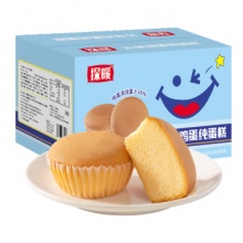 港荣X探暖 云朵鸡蛋纯蛋糕460g