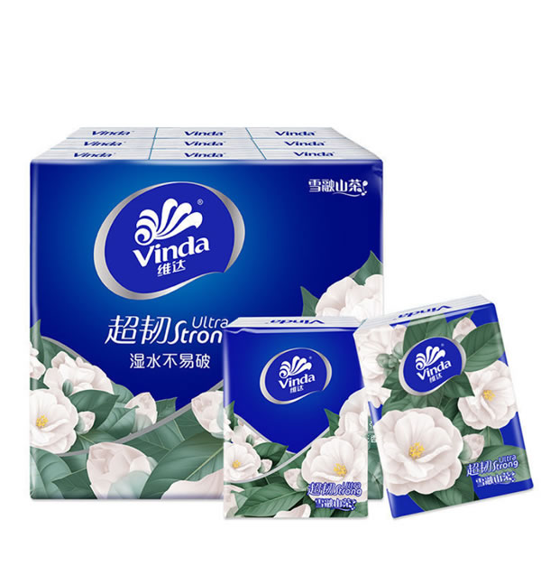 维达 超韧手帕纸 山茶花香4层7片*54包