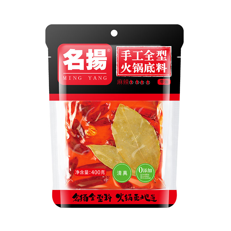 名扬  牛油麻辣火锅底料400g