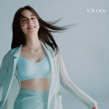 ubras 轻薄减压肩带背心文胸