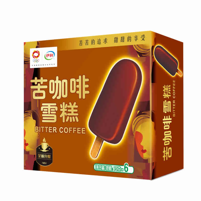 伊利 香浓咖啡味冰激凌70g*6支