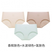 加一尚品 女薄款莫代尔中腰内裤3条