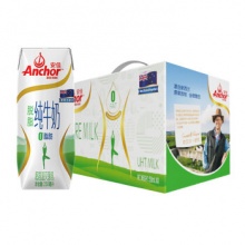 安佳 灭菌脱脂纯牛奶 250ml*10