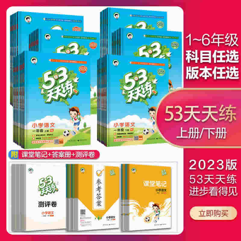 2023新版53天天练人教版语数