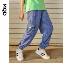 MQD 马骑顿 男童天丝防蚊牛仔裤
