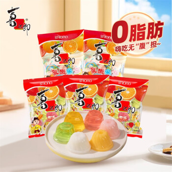 喜之郎  乳酸果冻5小袋共1800g
