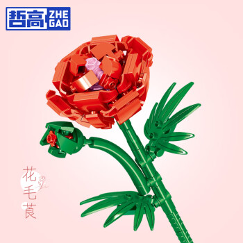 哲高 积木拼装花束