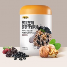 五谷磨房 高纤核桃黑芝麻糊桑葚代餐粥代餐粉600g