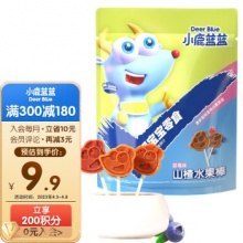 小鹿蓝蓝 山楂棒棒糖106g