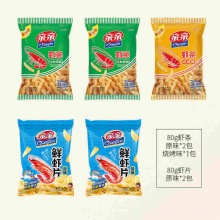 亲亲 虾条大包装80g*5包