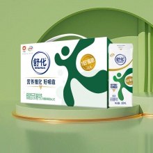 舒化 无乳糖低脂牛奶220ml*12盒