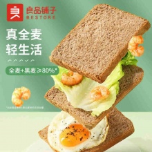 良品铺子 全麦面包1kg