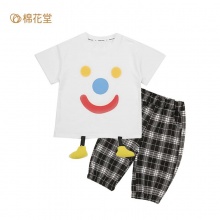 棉花堂 儿童短袖套装