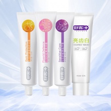 舒客 牙膏4支500g家庭套装