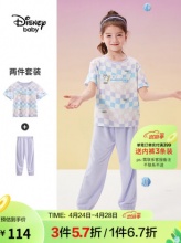 迪士尼 男女童短袖套装
