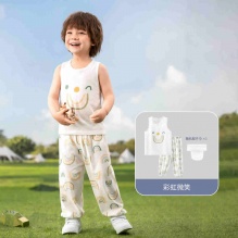 aqpa 宝宝背心防蚊裤套装