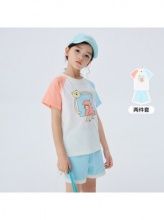 MQD 女童夏季新款运动套装