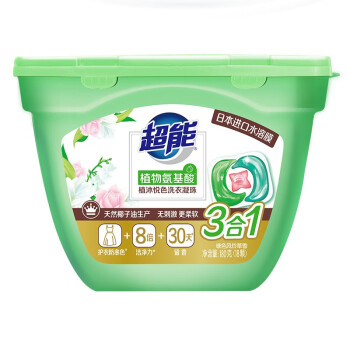 超能  3合1洗衣凝珠10g*18颗