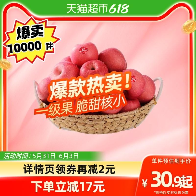 佳农 山东烟台红富士苹果5斤装